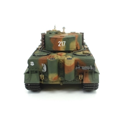 Czołg zdalnie sterowany IR/dźwięk 1:24 German Tiger 1 Mid Painted Camo RTR 2.4Ghz - Heng Long 3841-11-M-C